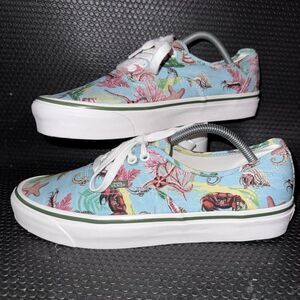 Vans X Todd Snyder Nautical Ocean Animal Sneaker Lace-Up Shoes Mens Size 10.5
